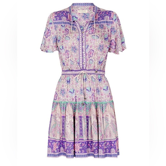 Spell & the Gypsy Collective Poinciana Playdress, Lilac, Size L - Picture 4 of 13